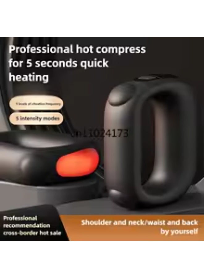 Vibration Fascia Massage Ring Portable Mini Shaking Machine for Shoulder Neck Back Pain Relief Yoga Massager - Image 2