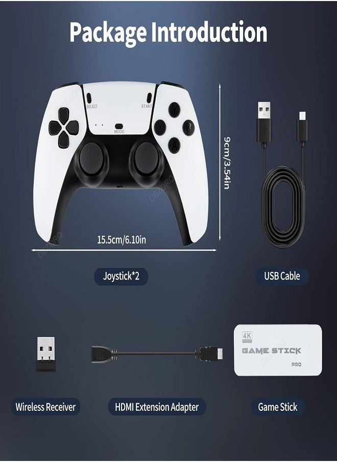 Generic M15 TV Game Console with Dual Wireless Controllers, 128GB Mini Retro PS1 Gaming System, HDMI-Compatible for HD Gaming  - Image 4