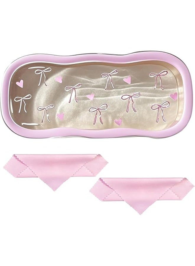 حافظة نظارات شفافة، حافظة أنيقة للنظارات الشمسية ونظارات القراءة - Image 1