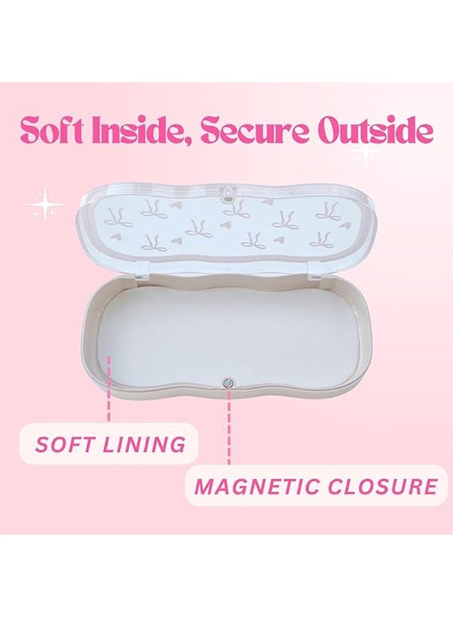 حافظة نظارات شفافة، حافظة أنيقة للنظارات الشمسية ونظارات القراءة - Image 2