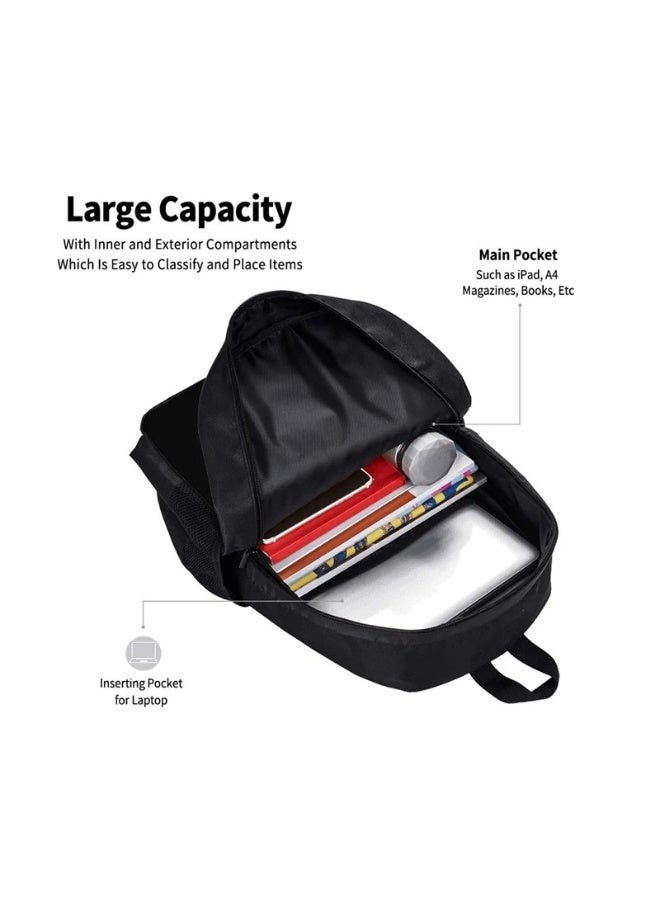 TWICE Demon Hunters backpack, pencil case, satchel, three-piece suit, schoolbag for teenagers and elementary school students, men's and women's leisure sports backpacks - Image 2
