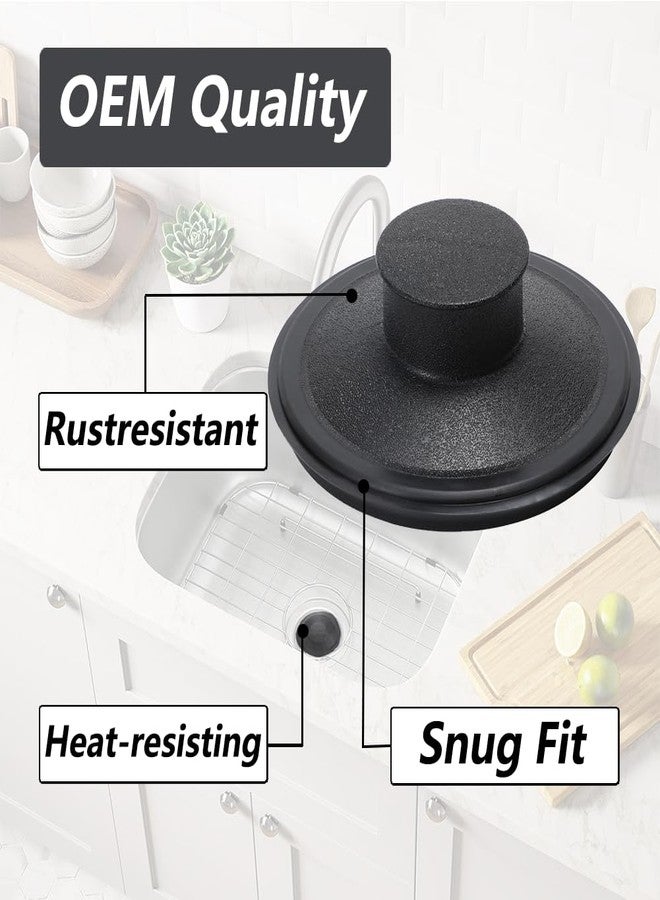 Jayen Sink Stopper Exact Replacement for InSinkErator STP-PL/STPPL for Garbage Disposal Compatible with Standard 3-1/2" Drains - Sink Plug Drain Stopper Kitchen for Kohler, Waste King, Whirlpool - Image 2