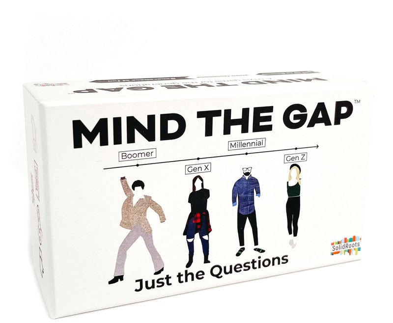 سبين ماستر جيمز مجموعة توسعة "Mind The Gap Just The Questions" مع 1000 سؤال جديد لجميع الأجيال + 50 بطاقة تحدي جديدة - Image 1