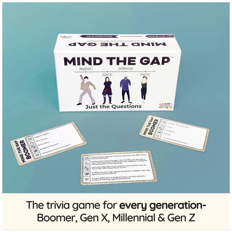 سبين ماستر جيمز مجموعة توسعة "Mind The Gap Just The Questions" مع 1000 سؤال جديد لجميع الأجيال + 50 بطاقة تحدي جديدة - Image 5