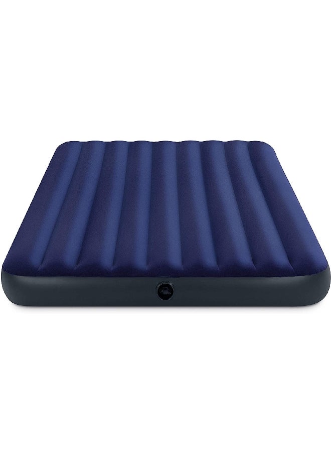 INTEX Queen Fiber-Tech Technology Dura-Beam Standard Classic Downy Air Bed Blue and Black 25 x 152 x 203 cm INT64759 - Image 2