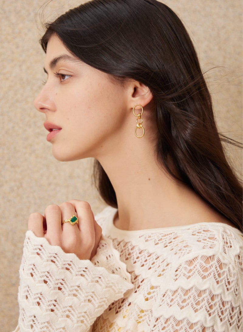 Raia The Bond Twist Earrings - 18K Gold Plated S925 - Image 3