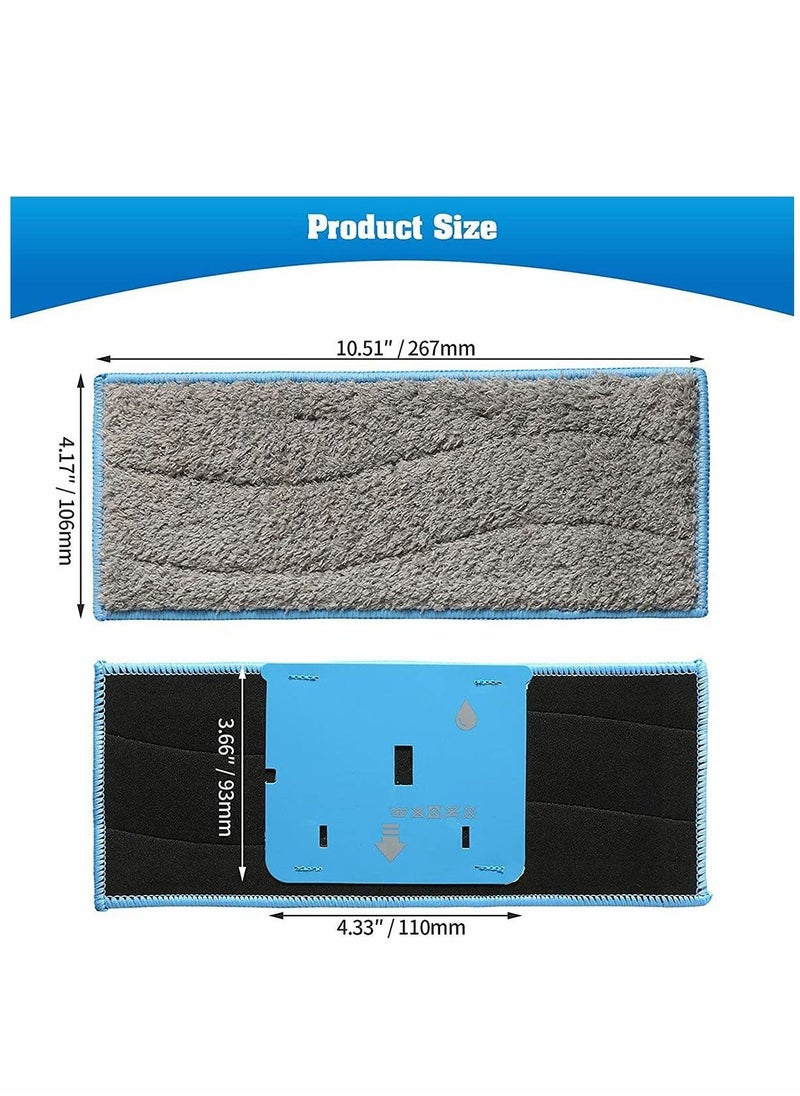 KASTWAVE Replacement Washable Wet Mopping Pads, Replacement Washable and Reusable Compatible for iRobot Braava Jet M6, 6110, 6112 Robot Mop, 3 Pack  - Image 3