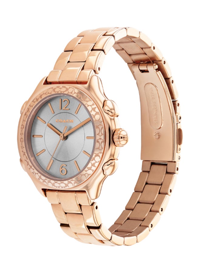 COACH ساعة يد نسائية أنالوج دائرية الشكل من الستانلس ستيل 14503963 - 36 ملم - Image 1