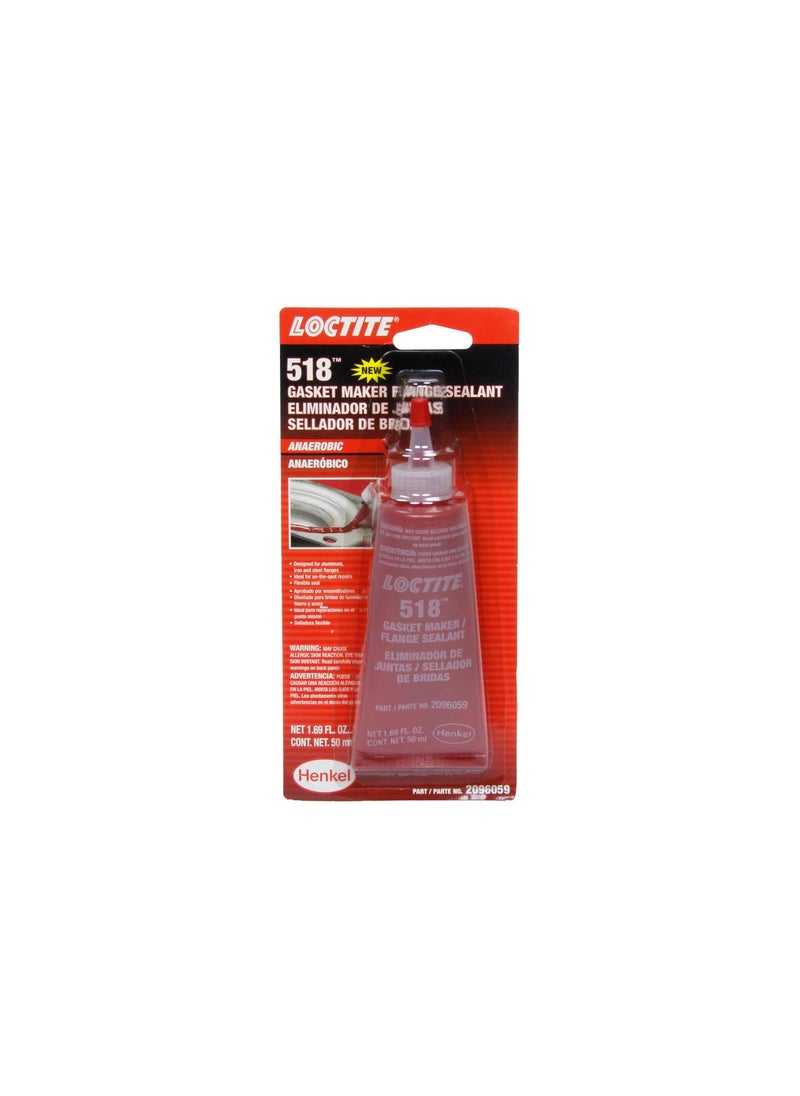 Loctite Loctite Gasket Sealant,50mL,Red,Paste  - Image 2