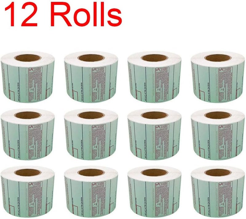 CAS LST-8040 Printing Scale Label, 58 x 60 mm, UPC/Safe Handling - CASE of 12 Rolls - Image 2