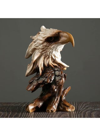 Home Decoration Arts Animal Head Sculptures Craft Ornaments (Wood eagle head) - pzsku/Z637950C9260A1D0DA705Z/45/_/1737377806/4b8c8ad7-01c8-44d4-97f5-1bd669b96a5b