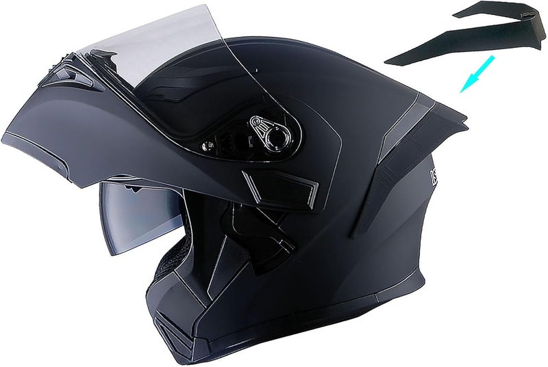 1Storm Modular Full Face Motorcycle Helmet with Dual Visor - Image 1