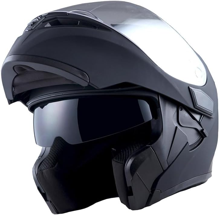 1Storm Modular Full Face Motorcycle Helmet with Dual Visor - Image 3