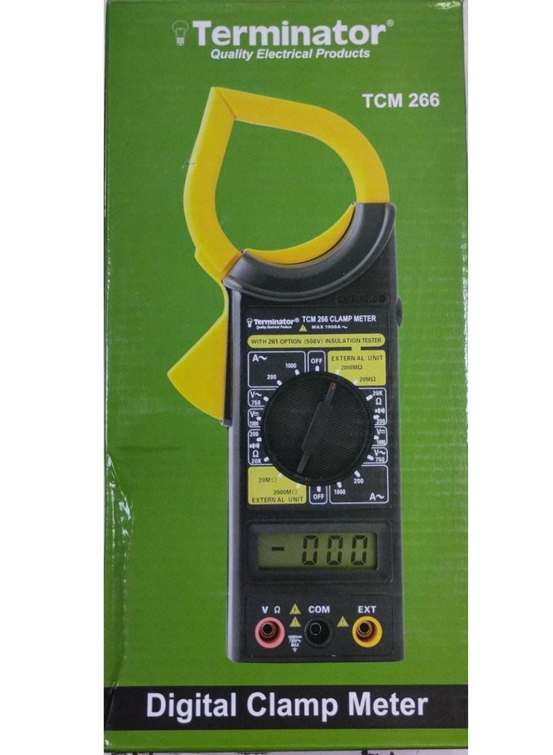 Terminator Digital Clamp Meter Black  - Image 1