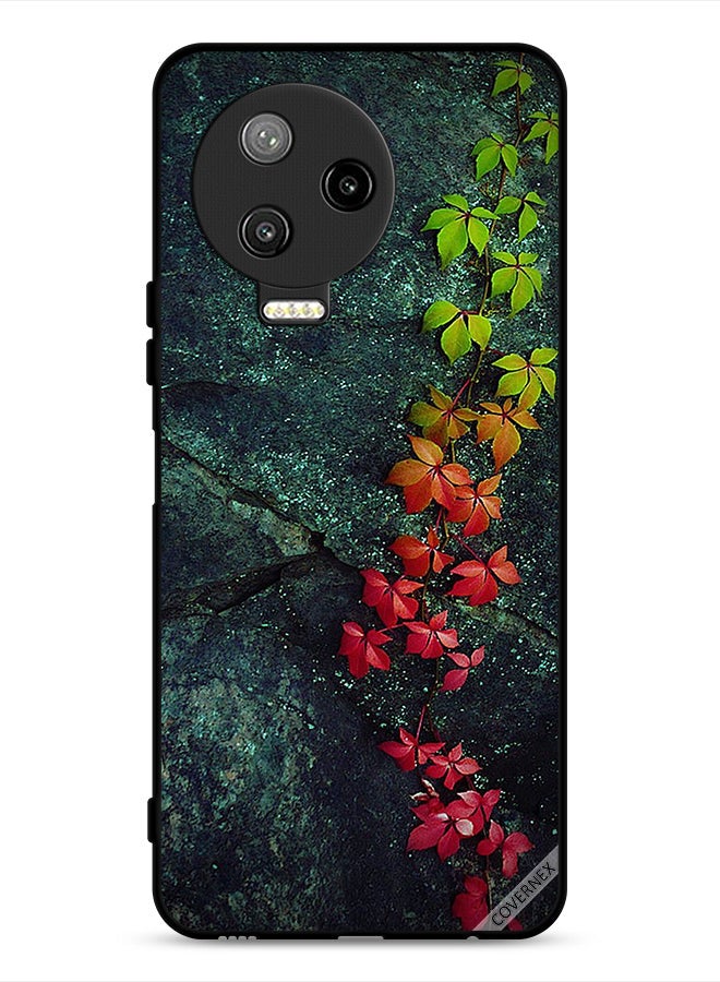 Covernex Infinix Note 12 Pro 4G Protective Case Cover Beautiful Leaves - Image 1