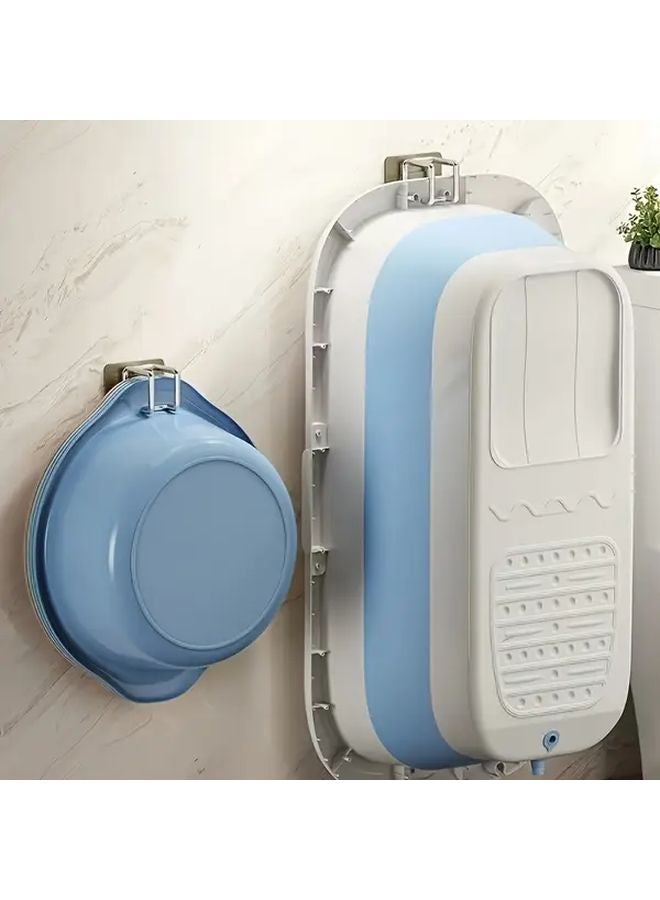 1pc Stainless Steel Sink Hook No Drill Wall Mounted Organizer Rust Resistant - Image 4