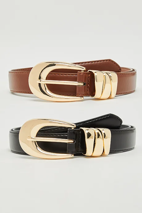 أر أند بي 2 Pack Buckle Belts