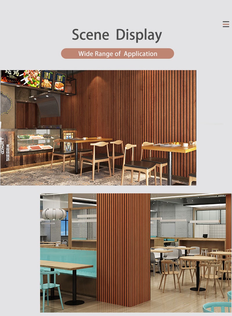 3D WOOD GRAIN FOAM WALL PANEL Self-Adhesive Peel and Stick Wallpaper 2.8mm Thick Waterproof Moisture Proof Sound Insulation for Kitchen Bathroom Ceiling Wall Covering 40cm x 300cm - Image 3