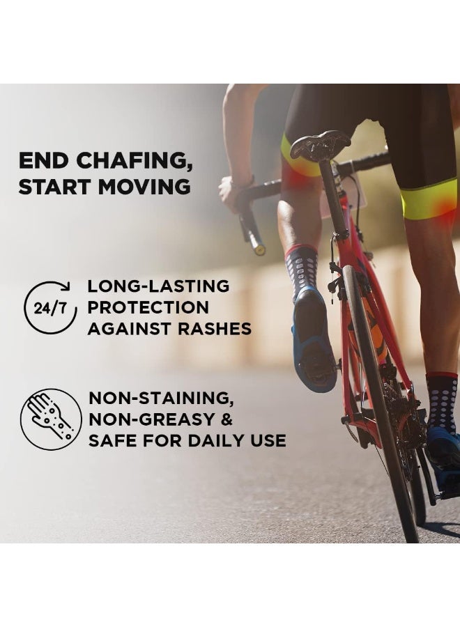 PEESAFE Pee Safe Anti Chafing Stick For Men & Women | 75gm | For Underarm, Inner Thighs and Other Effected Area by Blisters, Rashes & Odour | Anti Rash Cream | 100% Natural Coconut Oil | Paraben & Silicone - Image 2