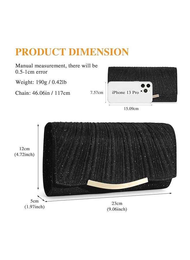 Evening Bag Clutch Purses for Women Lady Girl Handbags Crossbody Bag Wedding Bag for Prom Party Wedding Engagement - Image 2