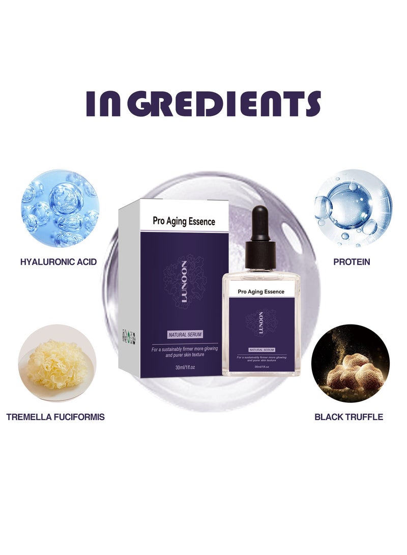 LUNOON firming facial essence, rejuvenating, hydrating, anti-aging essence 30ml - Image 3