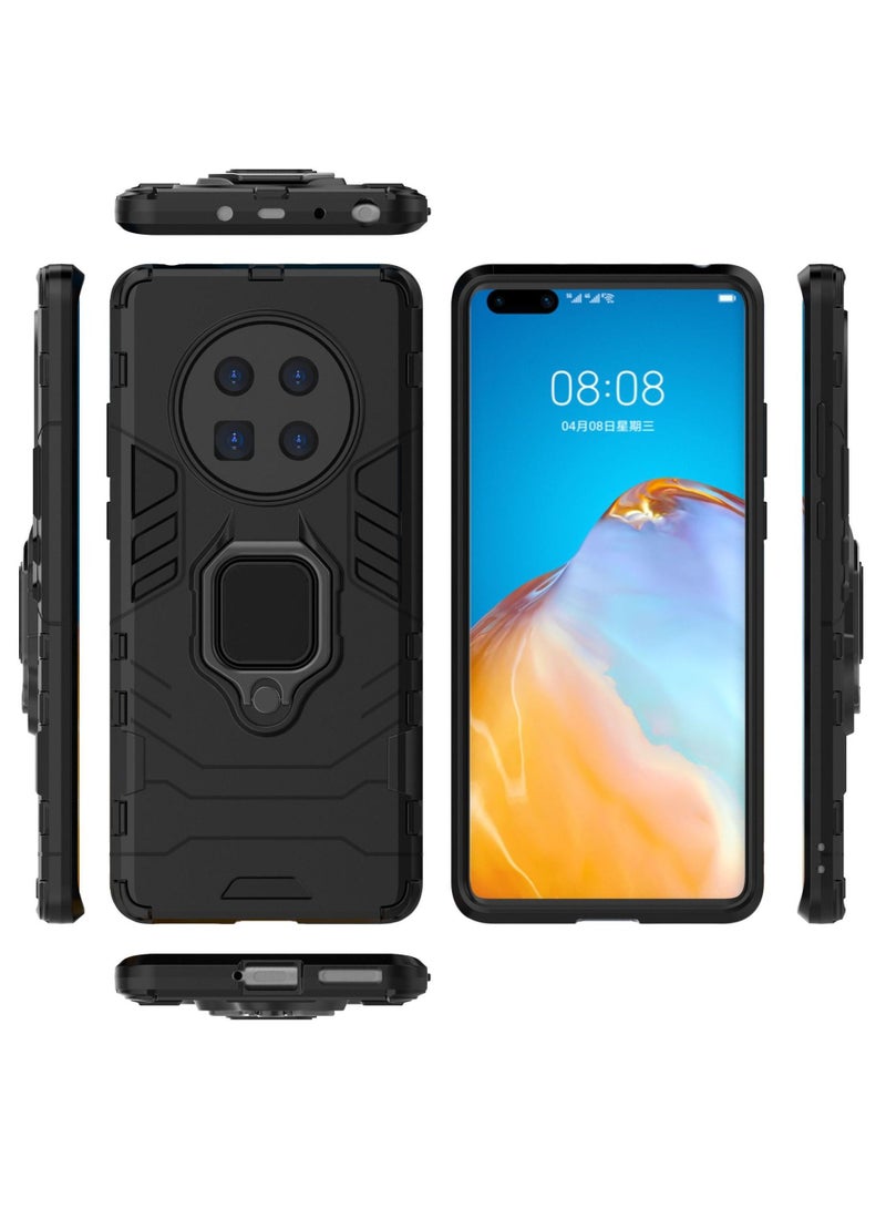 Black Protective Cover With Ring Bracket For Huawei - Image 2