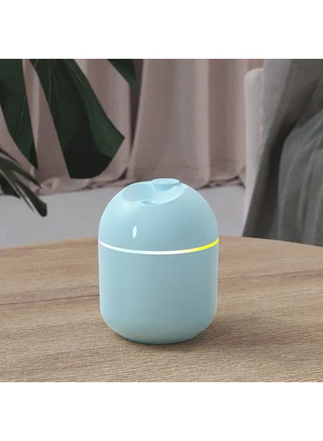 مرطب عطري محمول أبيض مع منفذ USB بخمس أوضاع ضباب لغرفة النوم والمكتب والسفر - Image 2