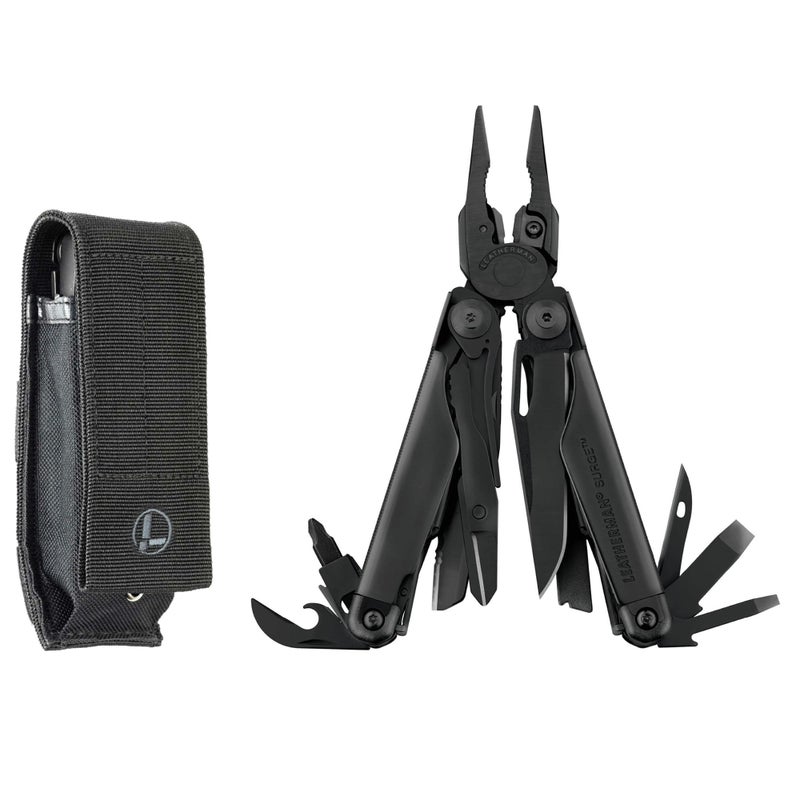LEATHERMAN, Surge, 21-in-1 Heavy-Duty Multi-tool for Work, Home, Garden, DIY & Auto, Black - Image 1