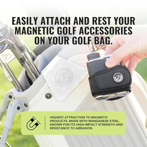 Stripebird - Golf Steel Hub for Magnetic Accessories (White) - Golf Bag Attachment for Magnetic Products - Easily Access Magnetic Golf Accessories from Your Golf Bag - Image 2