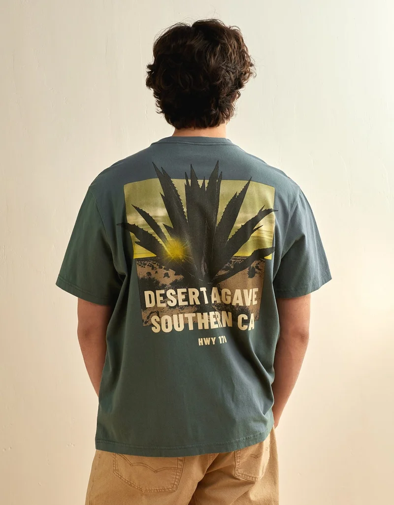 American Eagle  AE Standard Fit Destination Graphic T-Shirt for Men | Best Price UAE