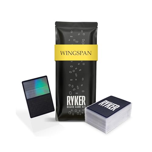 Ryker Board Game Card Sleeve Kit for Wingspan Clear - Image 1
