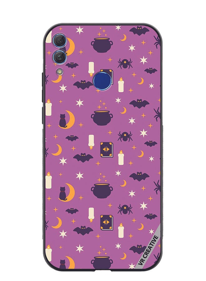 Protective Case Cover For Honor 10 Lite Halloween 2 Design Multicolour