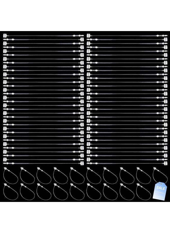 Bignc 3000 Pcs Plastic Fastener Hang Tag Snap Lock 5" Pin Security Loop For Retail Store Clothing（Clear） - Image 2