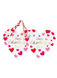 Generic 100Pcs Valentine Tags,Gift Tags with String,Happy Valentine's Day Tags,Heart Gift Tags,High-end Gold Foil Tags,Personalized Paper Gift Tags for Valentine's Day,Wedding Party Favors,Gift Wrap Tags  - Image 2
