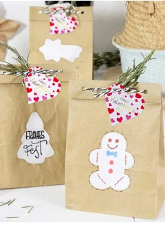 Generic 100Pcs Valentine Tags,Gift Tags with String,Happy Valentine's Day Tags,Heart Gift Tags,High-end Gold Foil Tags,Personalized Paper Gift Tags for Valentine's Day,Wedding Party Favors,Gift Wrap Tags  - Image 3