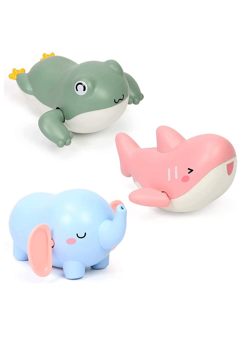 Barakah Baby Bath Toys for Toddlers 1-3-Year-Old, Kids Bathtub Toys, Bath Toys for Infants 6-12 Months, 3 Pcs Set Wind Up Toys, Gift for Boys Girls 1-Year-Old - Image 1