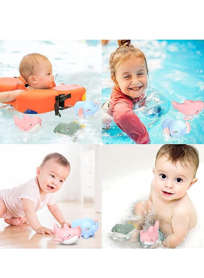 Barakah Baby Bath Toys for Toddlers 1-3-Year-Old, Kids Bathtub Toys, Bath Toys for Infants 6-12 Months, 3 Pcs Set Wind Up Toys, Gift for Boys Girls 1-Year-Old - Image 2