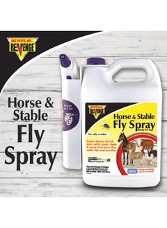 Bonide REVENGE Horse & Stable Fly Spray, 128 oz Ready-to-Use with Power Sprayer, Long Lasting Flea and Tick Control  - Image 2