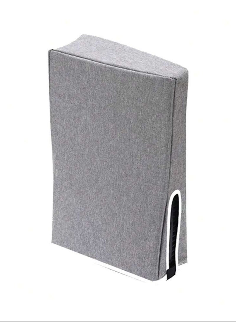 Grey Dustproof Protective Cover for PlayStation 5  Scratch-Resistant, Compatible with Horizontal and Vertical Positioning - Image 1