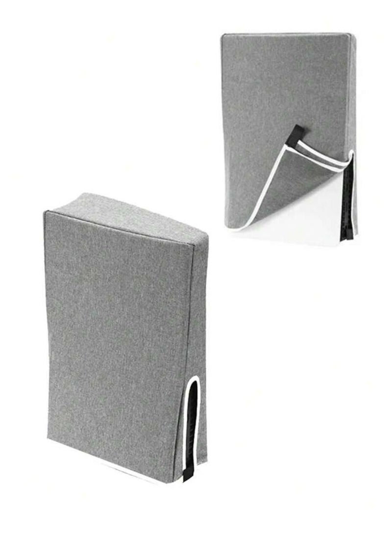 Grey Dustproof Protective Cover for PlayStation 5  Scratch-Resistant, Compatible with Horizontal and Vertical Positioning - Image 4