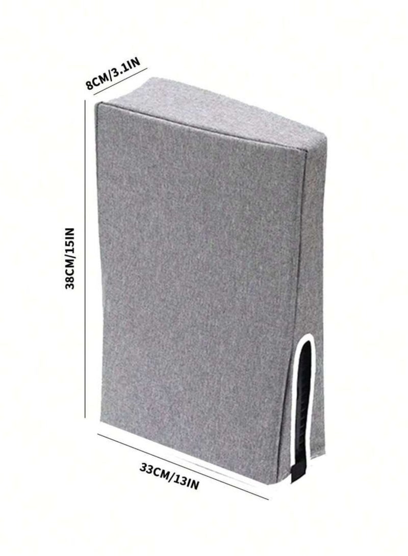 Grey Dustproof Protective Cover for PlayStation 5  Scratch-Resistant, Compatible with Horizontal and Vertical Positioning - Image 2