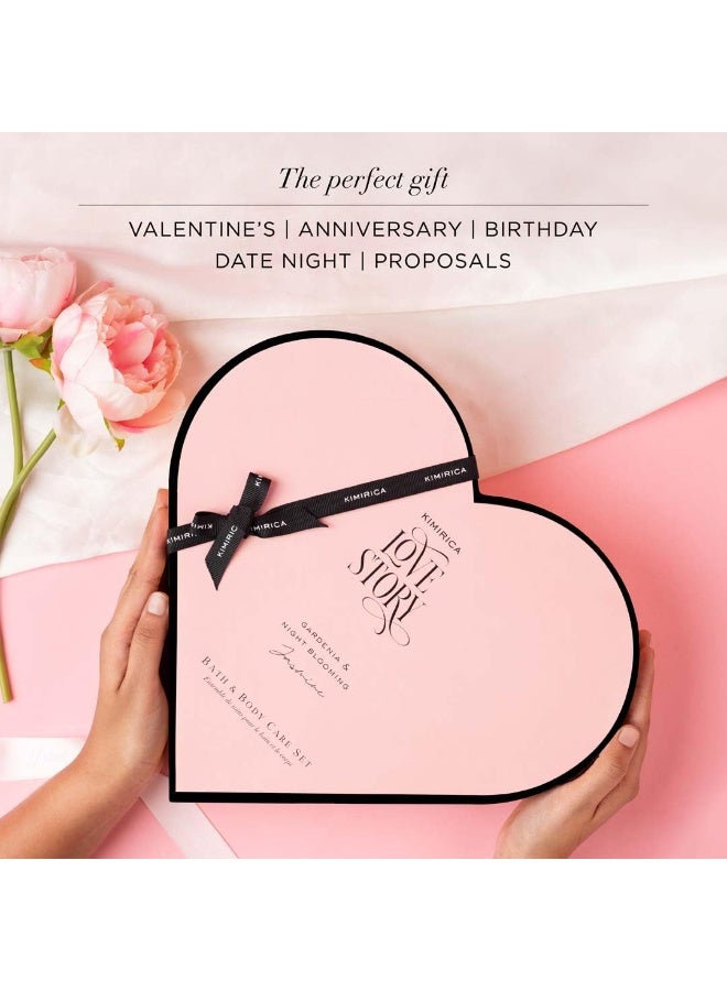 KIMIRICA Gift Set Love Story Moment For Women & Men| Luxury Bath And Body Care Set For Husband & Wife |Birthday Gift Kits|Anniversary To Pamper Your Loved Ones For All Occasion & Ages|Pack Of 7 - Image 3