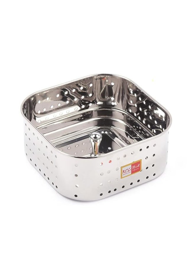 ك سي إل صانعة الجبن والتوفو من الفولاذ المقاوم للصدأ من KCL | مصفاة | قالب مربع الشكل | لتحضير جبن بانير منزلي مثالي | 500 مل - Image 1