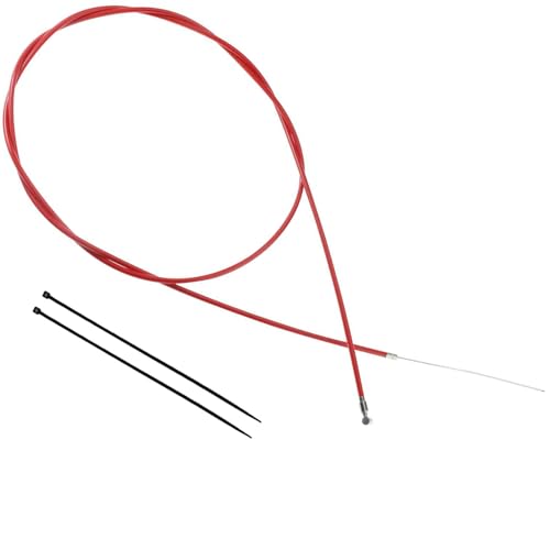 New Olym 74.5 inch Brake Cable Front Rear Drum Brake Line for Electric Scooter Moped Bike Accessories Red - Image 1