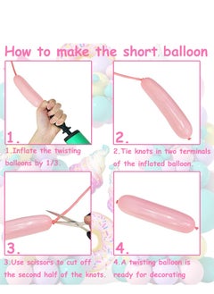 Mordely 119Pcs Donut Birthday Party Decorations Donut Balloon Garland Arch Kit Ice Cream Balloons Latex Balloon Set Baby Shower Sweet Donut Party Decorations Supplies  - Image 3