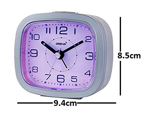 OREVA AA3507 Plastic LED Alarm Table Clock with 4 Step Buzzer Sound Blue 94 cm x 39 cm x 85 cm - Image 3