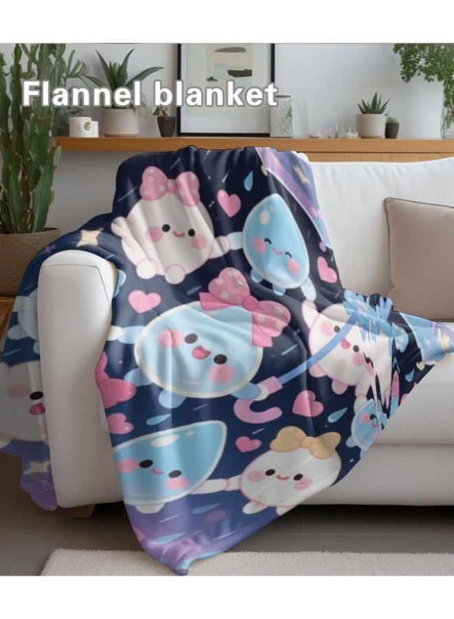 general Wisdom Fairy (latest) flannel thin blanket (warm and comfortable, suitable for sleep, game use, dust and sandproof) 150cm*200cm - 116 - Image 4