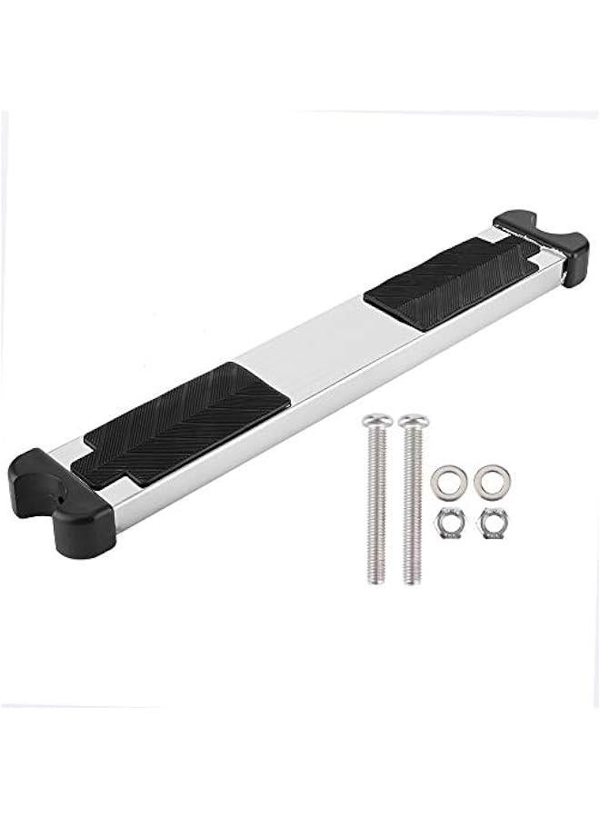 Ladder Pedal, 304 Stainless Steel Thickened Good Bearing Cpacity Swimming Pool Replacement Ladder Rung Steps Swim Stairs Steps Pedal with Non?Slip Rubber Pad for Hot Spring  - Image 2