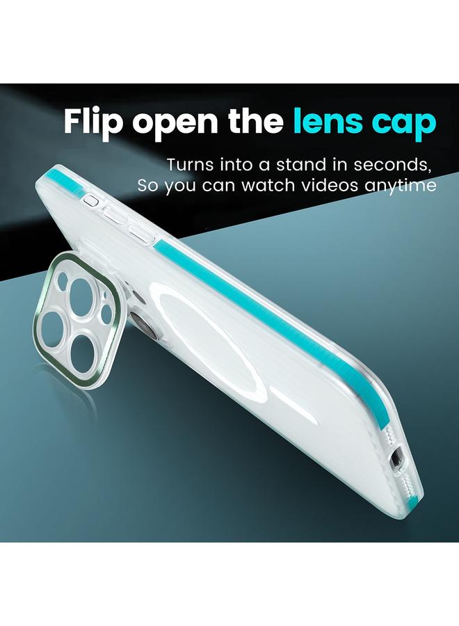 The Bros Phone Case For iPhone 12 Color Edge Lens Holder MagSafe Magnetic Phone Phone Case - Image 4