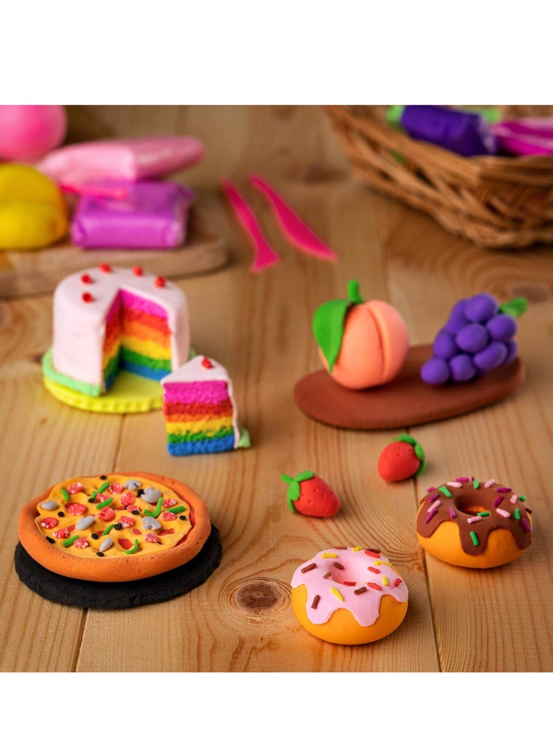 Air Dry Clay, 24 Colors Modeling Set with 3 Sculpting Tools, Magic Foam Clay for Kids and Adults, Gift for Boys and Girls - Image 3